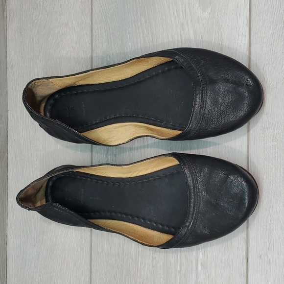 Frye Womens Carson Comfort Leather Flats Loafer Slip on ballet shoes sz 8B - Picture 3 of 11